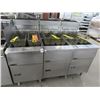 Image 1 : 3-Pitco Gas Large Capacity Deep Fryers - 3 X $