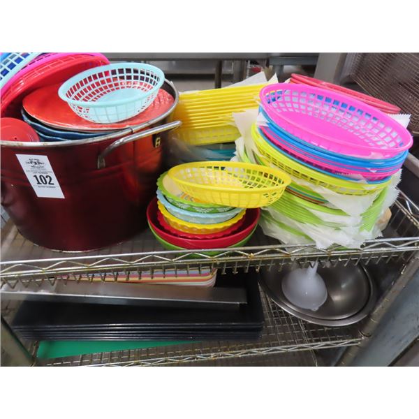 Stockpot, Sandwich Baskets, Serving Trays