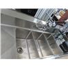 Image 2 : 5'  S/S 3 Comp Sink w/Wand and Drainboards