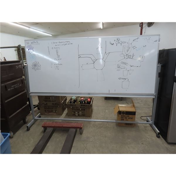 Rolling 8' Dry Erase Board