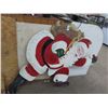 Image 1 : Wooden Santa Clause Décor - Hat Needs Repair