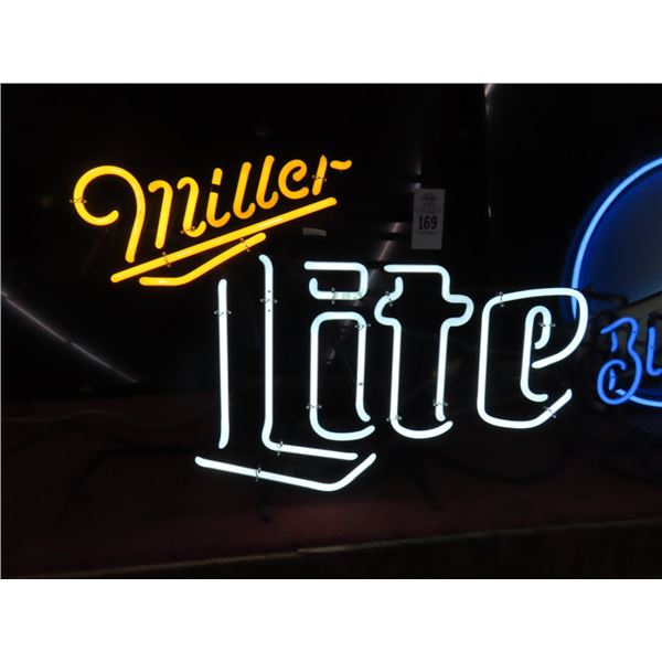 Miller Lite Neon Sign - No Shipping