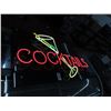 Image 1 : Cocktails Martini Glass Neon Sign - No Shipping