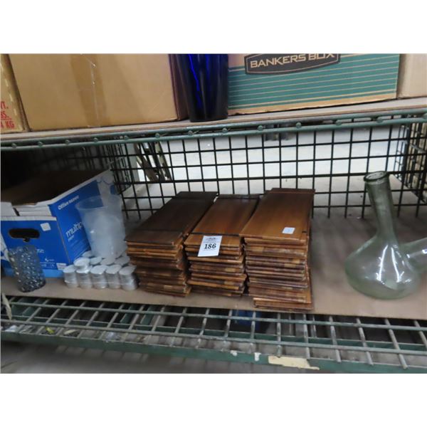 Votive Table Candles, Bread Cut Boards