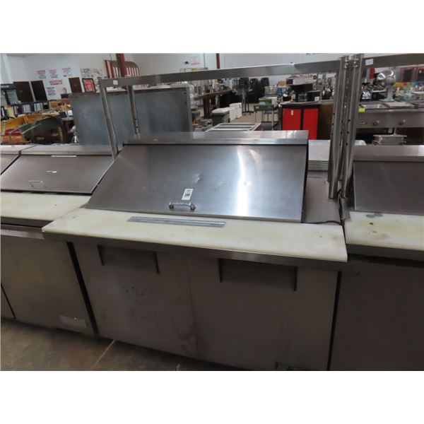 True 4'  Rolling Ref. Sandwich Prep w/Overshelf DID NOT GET COLD