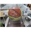 Image 1 : LA Lakers AC Green Autographed Basketball In Showcase