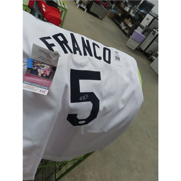 Convict Wander Franco Autographed Jersey w/COA