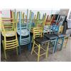 Image 1 : 28-Metal Ladderback Bar Stools - 28 X $