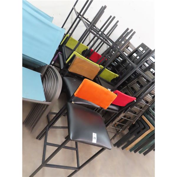 12-Contemporary Padded Bar Stools - 12 x $