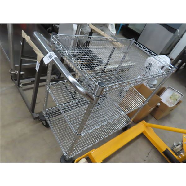 Wire 3 Shelf Cart