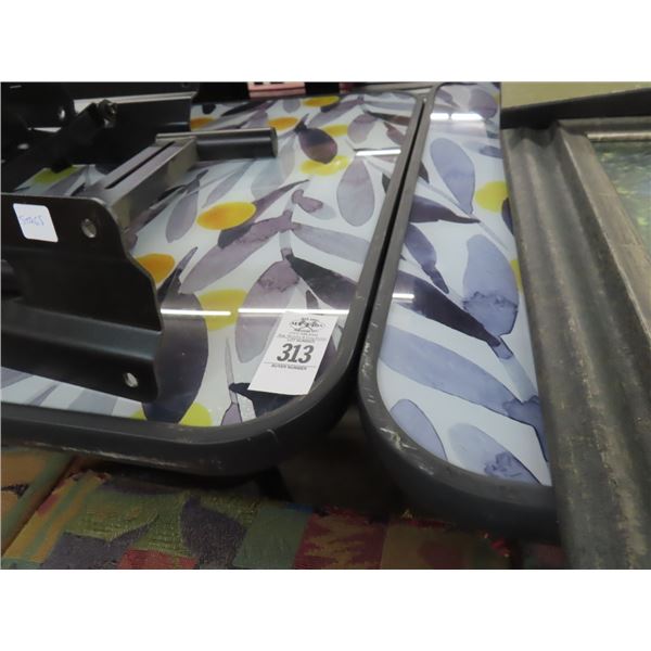 7-Ornate Floral Patio High Bar Tables - 7 X $