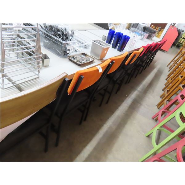 22-Contemporary Padded Dining Chairs - 22 X $