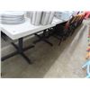 Image 1 : 18-Stone Style Pedestal Dining Tables - 18 X $
