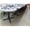 Image 2 : 18-Stone Style Pedestal Dining Tables - 18 X $