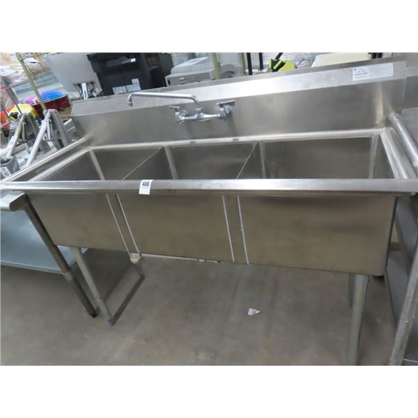 Advance S/S  3 Comp Pot Sink