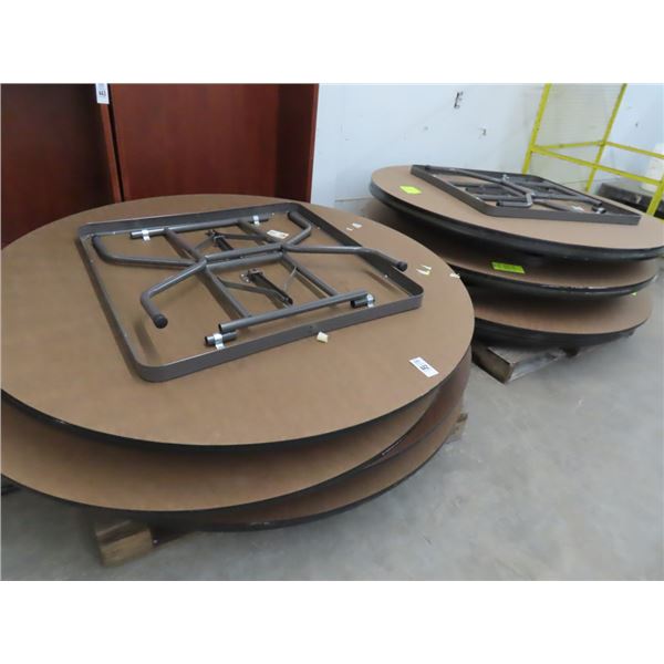 19-Round Folding 6'  Diameter Banquet Tables - 19 X $