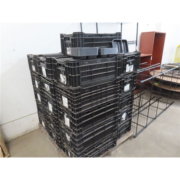 Plastic Food Storage Bins/Crates Pallet