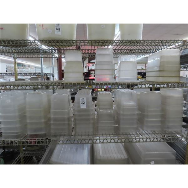 Large Lot of Cambro Sixth Size Insert Pans