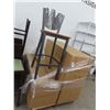Image 1 : 6-Contemporary City Scape Back Bar Stools - 6 X $