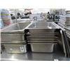 Image 1 : 16-Full by 4"/6"  Insert Pans - 16 X $