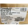 Image 2 : CHAIN LOCK LINK 1/0 100F T/PKG 265LBS CAP. CAMPBELL 0741024