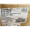 Image 2 : CHAIN LOCK LINK 1/0 100F T/PKG 265LBS CAP. CAMPBELL 0741024