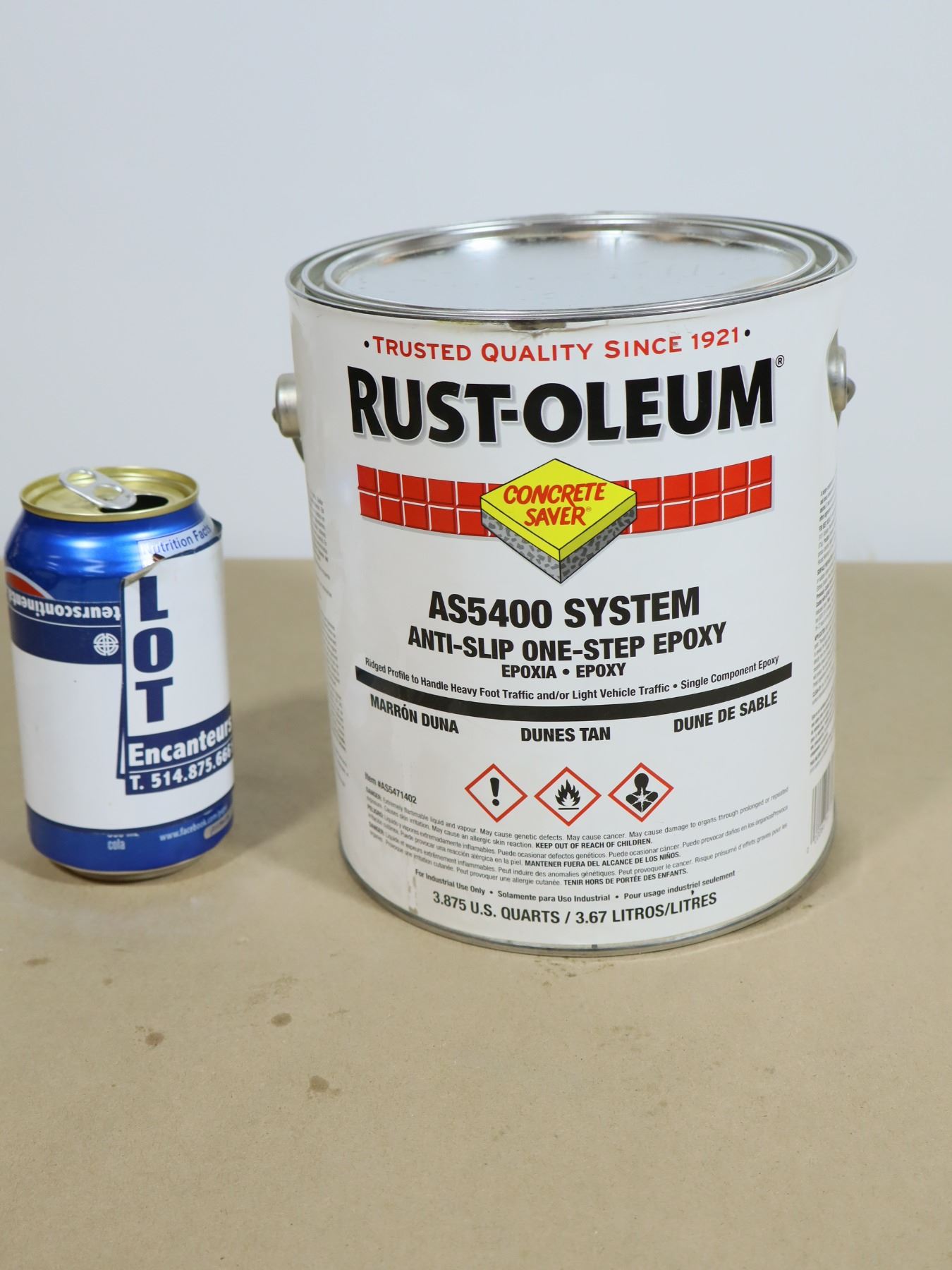 Anti Rust Epoxy ANTI-SLIP ONE-STEP EPOXY RUST-OLEUM 3.67L - Continental Auctioneers