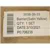 Image 2 : POTEAU DE BARRIER JAUNE AVEC BASE 32"h.
