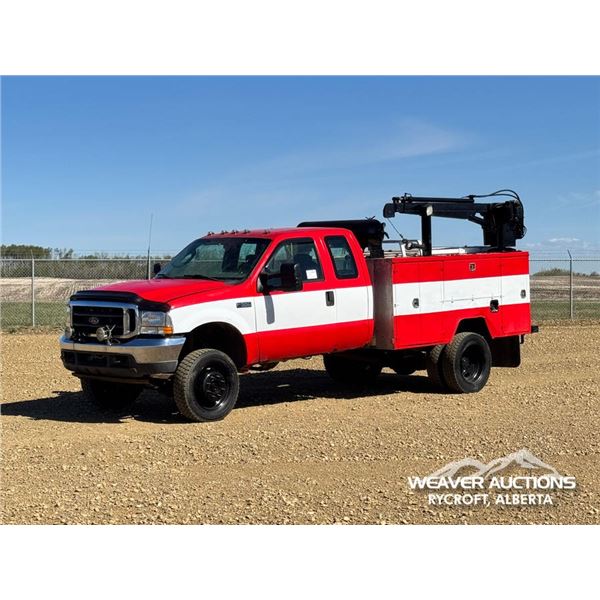 2001 FORD F550 LT SUPERDUTY DUALLY SERVICE TRUCK