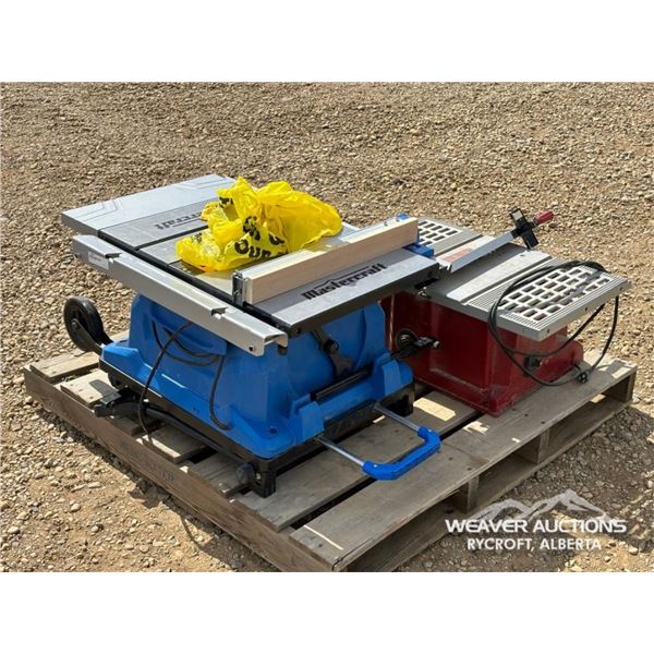 (2) TABLE SAWS