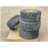 Image 1 : (4) 12-16.5 SKID STEER TIRES & RIMS