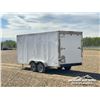 Image 4 : 2019 FOREST RIVER 16 FT. T/A ENCLOSED TRAILER