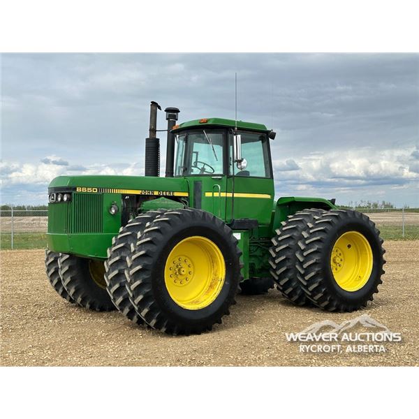 1984 JOHN DEERE 8650 4WD TRACTOR