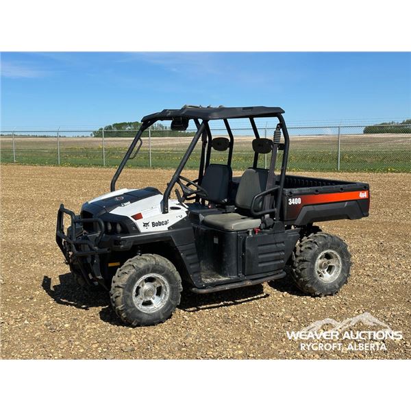 2015 BOBCAT 3400 SIDE BY SIDE UTILITY VEHICLE