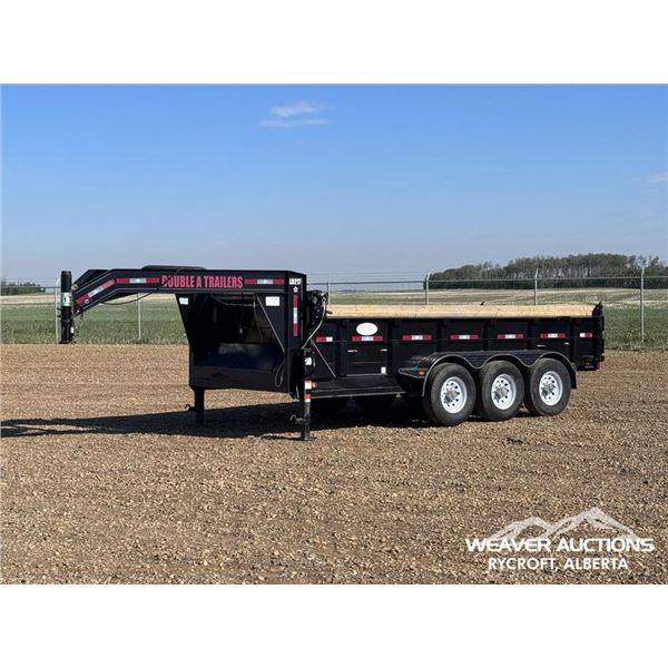2013 DOUBLE A TRIDEM 16 FT. 5TH WHEEL DUMP TRAILER