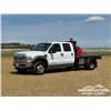 Image 1 : 2008 FORD F550 CREW CAB DUALLY FLATBED TRUCK