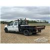 Image 4 : 2008 FORD F350 XL CREW CAB FLATBED TRUCK
