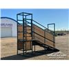 Image 1 : ADJUSTABLE CATTLE LOADING CHUTE W/SIDE RAMP