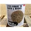 Image 1 : (4) 5/16 IN. X 25 FT. CHAINS W/ GRAB HOOKS
