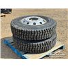 Image 2 : (2) GOODYEAR 11R22.5 TRUCK TIRES W/RIMS