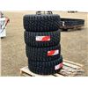 Image 3 : (4) MILEKING 33X12.50R20 TIRES