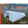 Image 1 : TMG 30 X 80 FT. PEAK CEILING STORAGE SHELTER