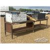 Image 2 : 13 FT. X 30 IN. STEEL WORKBENCH W/TOOL BOXES