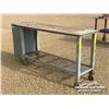 Image 3 : 2 X 6 FT. STEEL WORKBENCH W/CABINET