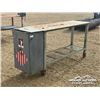 Image 4 : 2 X 6 FT. STEEL WORKBENCH W/CABINET