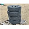Image 2 : (4) BRIDGESTONE 235/65R17 TIRES AND RIMS