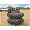 Image 2 : (2) ROAD KING 18.4-38 OUTSIDE DUALLY TRACTOR TIRES