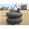Image 3 : (2) ROAD KING 18.4-38 OUTSIDE DUALLY TRACTOR TIRES