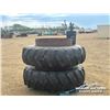 Image 4 : (2) ROAD KING 18.4-38 OUTSIDE DUALLY TRACTOR TIRES