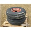 Image 1 : (2) FIRESTONE 10-16 FRONT TRACTOR TIRES W/RIMS